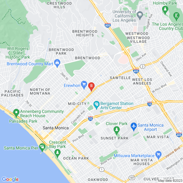 Printland location map: 2927 Santa Monica Blvd, Santa Monica, CA