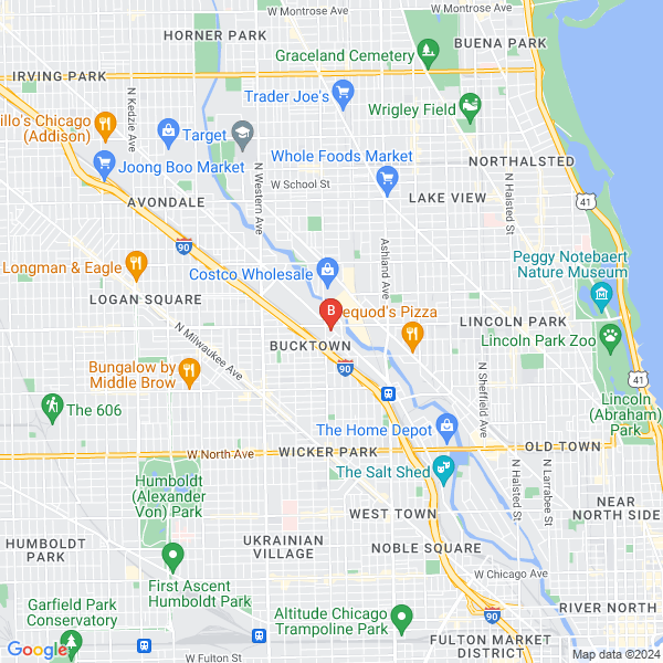 MICHAEL RICHWINE, SENIOR COMMERCIAL BROKER location map: 2356 N. Elston Avenue, Chicago, IL
